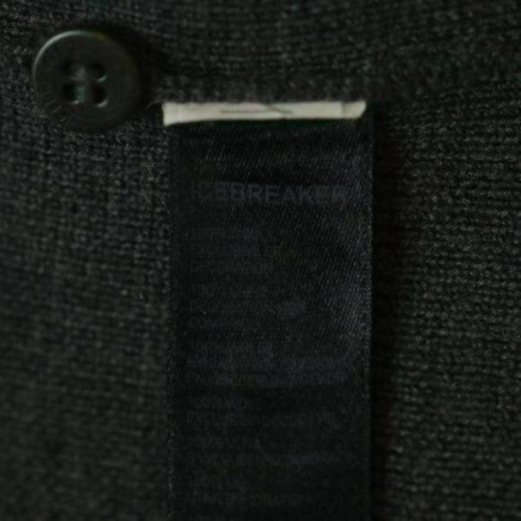 Icebreaker Women's Small Gray Merino Wool Single Button Cardigan - Picture 7 of 8